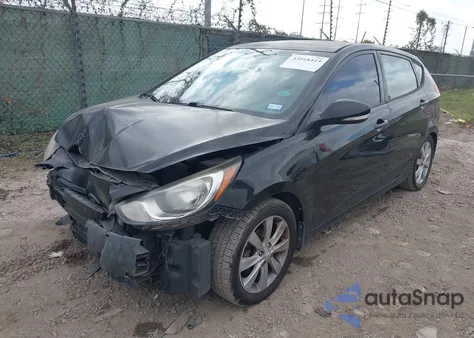 2013 Hyundai Accent Se из США, поврежденный, VIN KMHCU5AE7DU091450